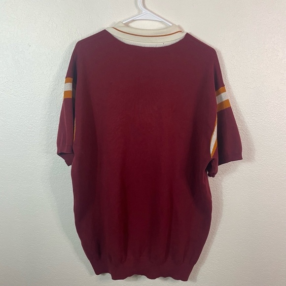 Reebok x Forever 21 Sweater Polo Mens XL Maroon Quarterzip Logo Streetwear Retro - Picture 5 of 5
